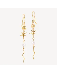 Sistie | Sirena - Øreringe Forgyldt