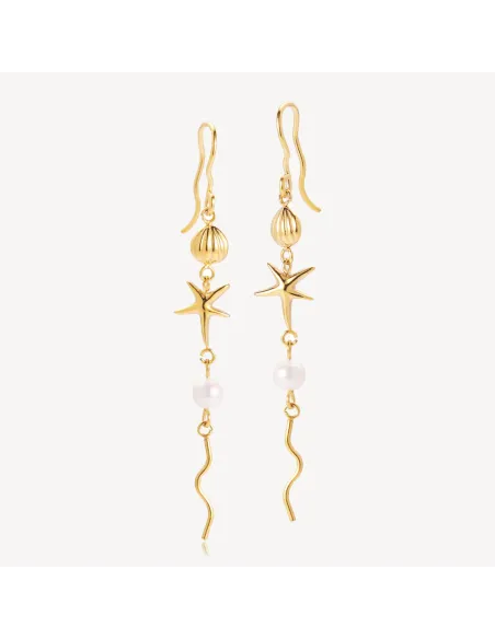 Sistie | Sirena - Øreringe Forgyldt