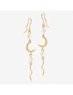 Sistie | Sirena - Øreringe Forgyldt