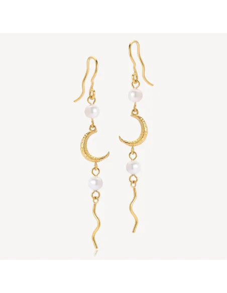 Sistie | Sirena - Øreringe Forgyldt