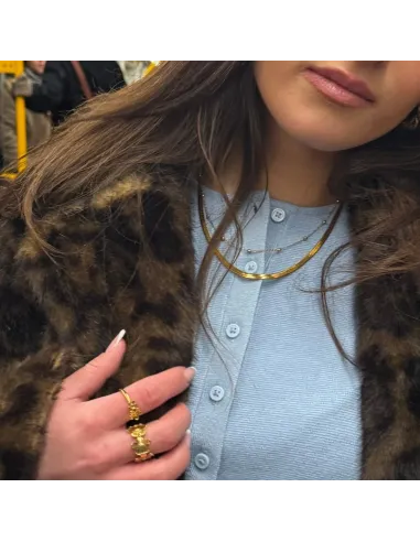 SISTIE 2ND | Bubble - Halskæde Forgyldt