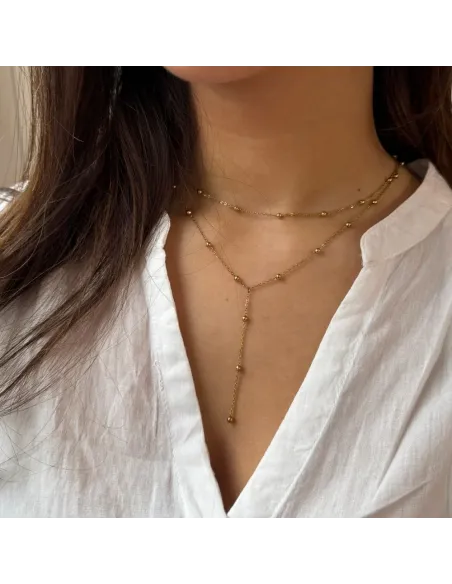 SISTIE 2ND | Bubble - Halskæde Forgyldt