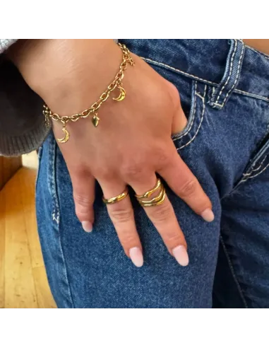 SISTIE 2ND | Sirena - Armbånd Forgyldt