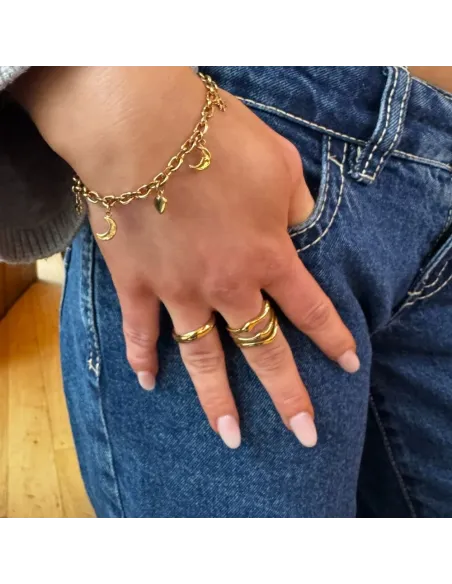 SISTIE 2ND | Sirena - Armbånd Forgyldt