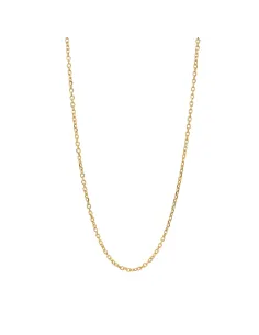 SON OF NOA | SON kæde stål IP gold, anker facet 45+5cm