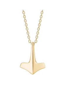 SON OF NOA | SON kæde stål IP gold med Thors hammer 50+5cm