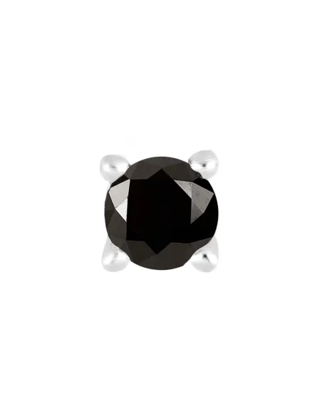 SON OF NOA | SON stål ørestik 3mm sort cz 1 stk.