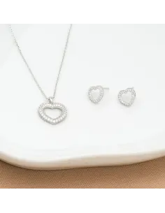 JOANLINOR | Rhd. sølv halskæde hjerte PAULANOR 2