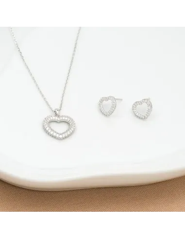 JOANLINOR | Rhd. sølv halskæde hjerte PAULANOR