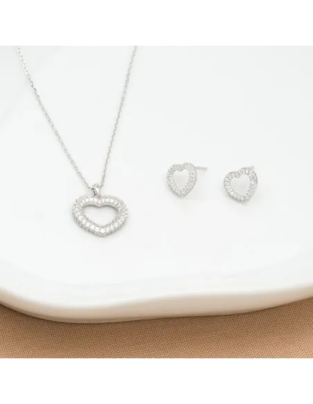 JOANLINOR | Rhd. sølv halskæde hjerte PAULANOR