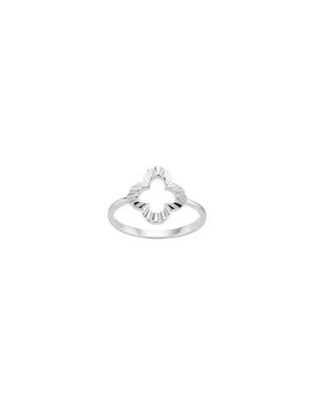 CLOVER52 ring i rhodineret sølv | Nordahl Jewellery