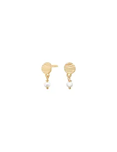 RIPPLES52 ørestikker i forgyldt sølv | Nordahl Jewellery