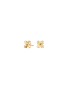 CLOVER52 ørestikker i forgyldt sølv | Nordahl Jewellery