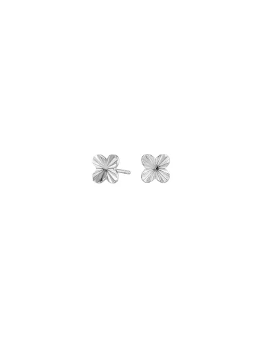 CLOVER52 ørestikker i rhodineret sølv | Nordahl Jewellery