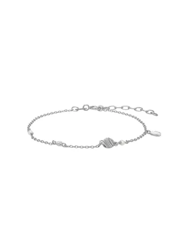 RIPPLES52 armbånd i rhodineret sølv | Nordahl Jewellery