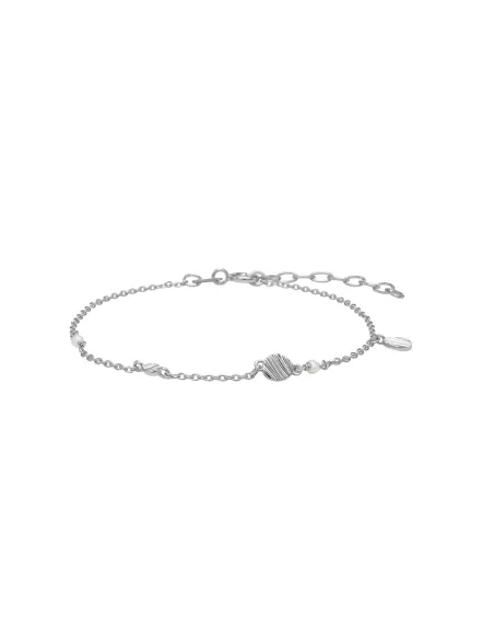 RIPPLES52 armbånd i rhodineret sølv | Nordahl Jewellery