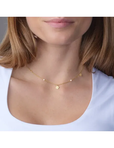 RIPPLES52 halskæde i forgyldt sølv | Nordahl Jewellery