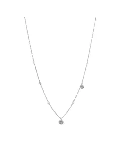 RIPPLES52 halskæde i rhodineret sølv | Nordahl Jewellery