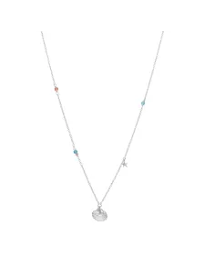 SEASIDE52 halskæde i rhodineret sølv | Nordahl Jewellery