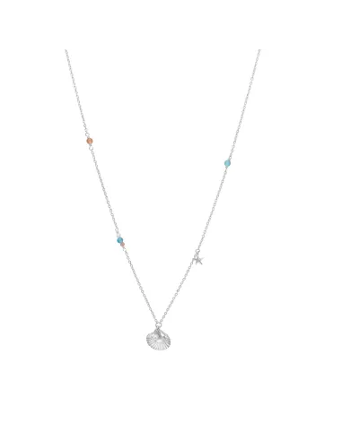 SEASIDE52 halskæde i rhodineret sølv | Nordahl Jewellery