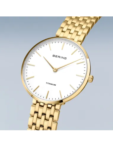 BERING | Titanium | poleret guld | 19334-334