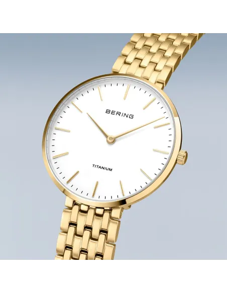 BERING | Titanium | poleret guld | 19334-334
