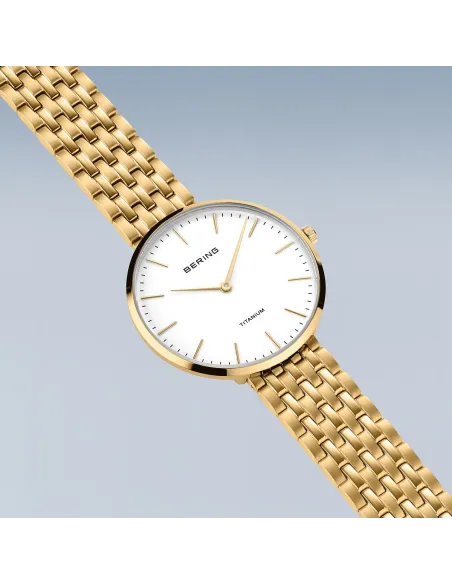 BERING | Titanium | poleret guld | 19334-334