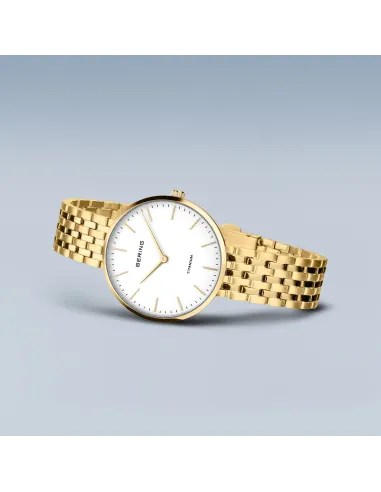 BERING | Titanium | poleret guld | 19334-334