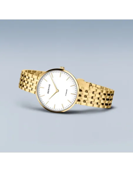 BERING | Titanium | poleret guld | 19334-334