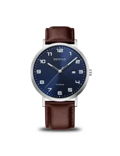 BERING | Titanium | børstet sølv | 18640-505