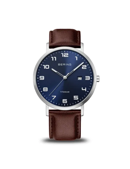 BERING | Titanium | børstet sølv | 18640-505