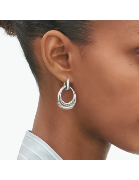 GEORG JENSEN | Offspring medium diamant øreringe