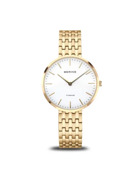 BERING | Titanium | poleret guld | 19334-334