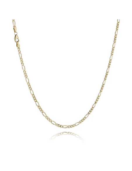 BNH ankerkæde rund 0,4 mm i 8 kt guld – halskæde 38–80 cm