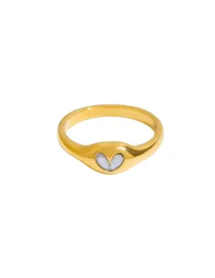 BAY BY AQUA DULCE | TINY HEART RING