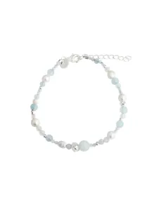 aqua dulce | SINNA PEARL BRACELET | SILVER