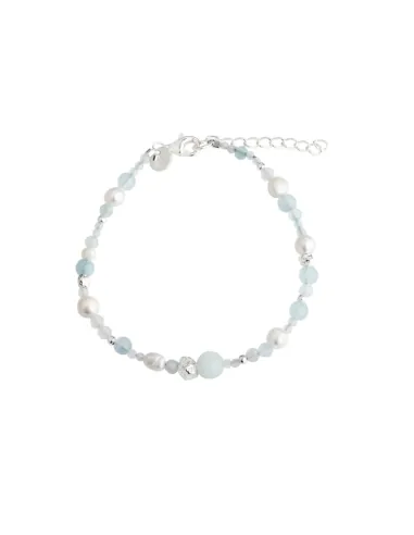 aqua dulce | SINNA PEARL BRACELET | SILVER