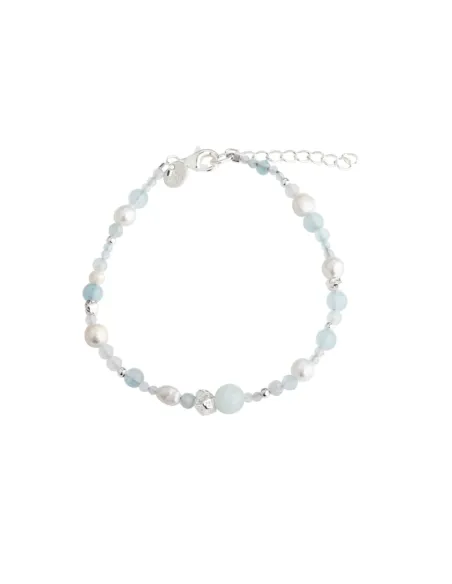 aqua dulce | SINNA PEARL BRACELET | SILVER