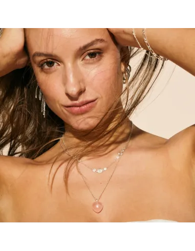 AQUA DULCE | GRACE HEART NECKLACE | SILVER