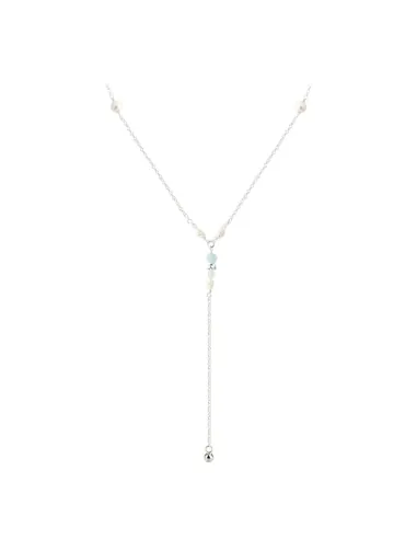 AQUA DULCE | SINNA PEARL NECKLACE | SILVER