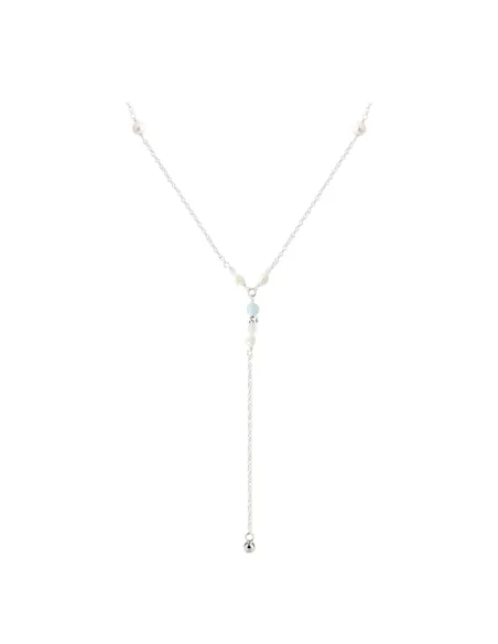 AQUA DULCE | SINNA PEARL NECKLACE | SILVER