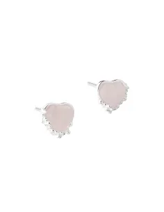 AQUA DULCE | GRACE HEART EARSTUD | SILVER