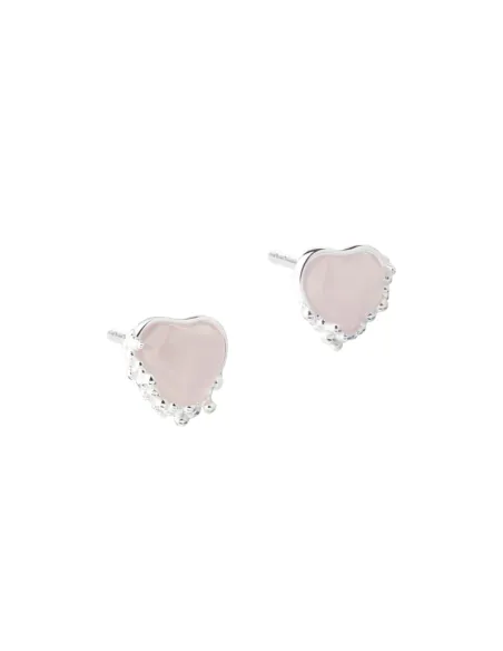 AQUA DULCE | GRACE HEART EARSTUD | SILVER