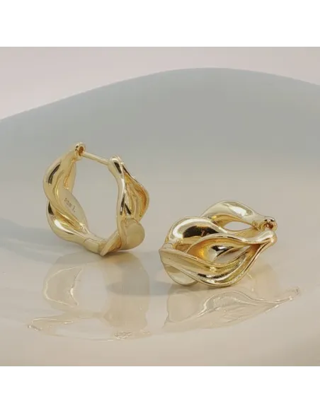 AQUA DULCE | CURVA HOOP 21 MM. | GOLDEN