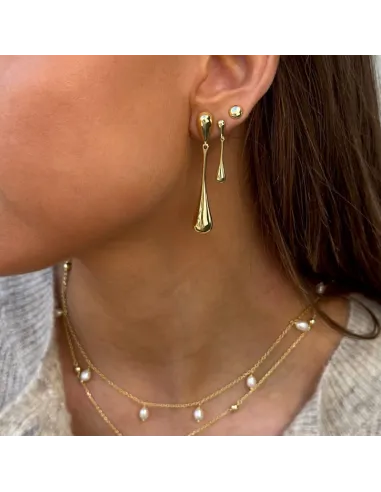AQUA DULCE | SHINY NEW BIG DROP EARRING | GOLDEN
