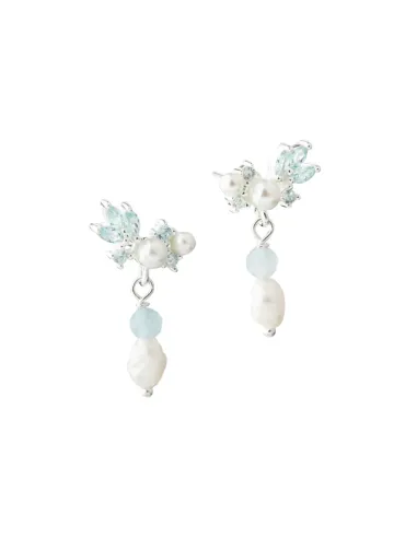 AQUA DULCE | SINNA PEARL EARSTUD | SILVER