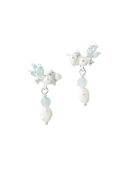 AQUA DULCE | SINNA PEARL EARSTUD | SILVER