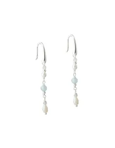 AQUA DULCE | SINNA PEARL EARHOOK | SILVER