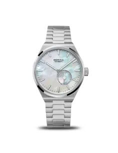 BERING | Automatic | børstet sølv | 19435-704