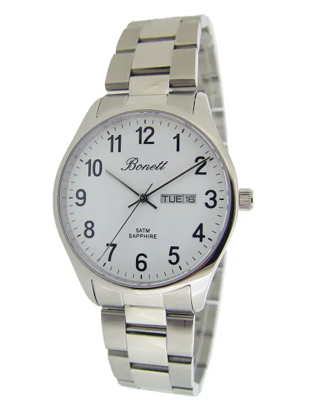 BONETT | Herreur stål med Saphire glas Ø 38 mm